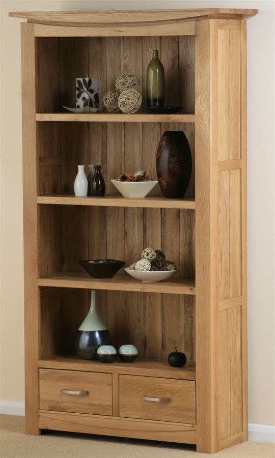 Oak Furniture Land Tokyo Solid Oak Bookcase