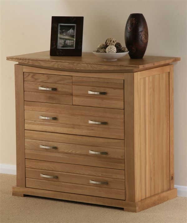 Oak Furniture Land Tokyo Solid Oak Chest of Drawers