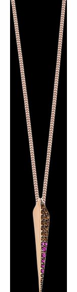 Lovestruck Pave Rose Gold Vermeil Pendant