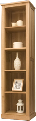 oak Narrow Bookcase Mobel