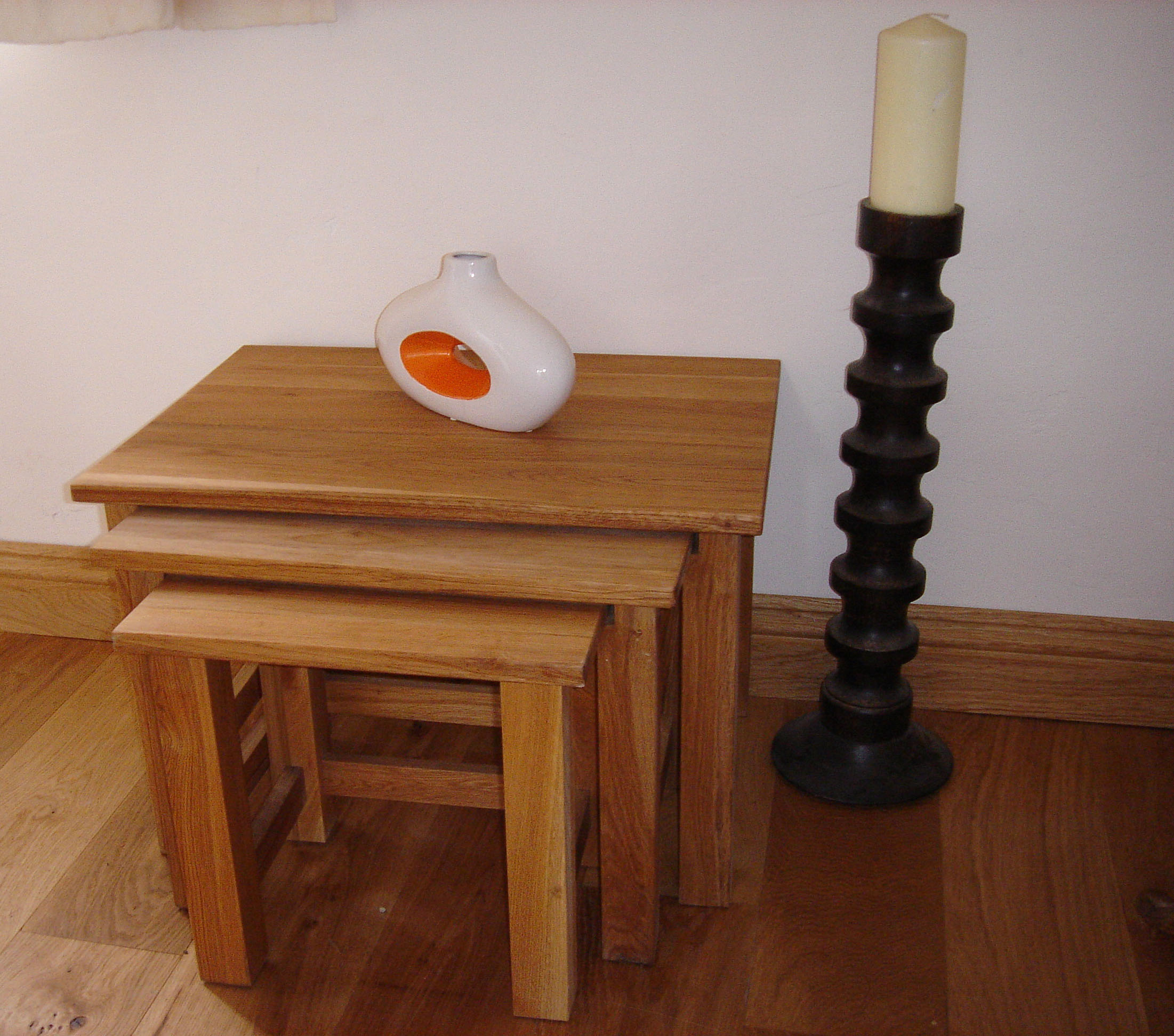 Oak Solid Oak Nest Of Tables