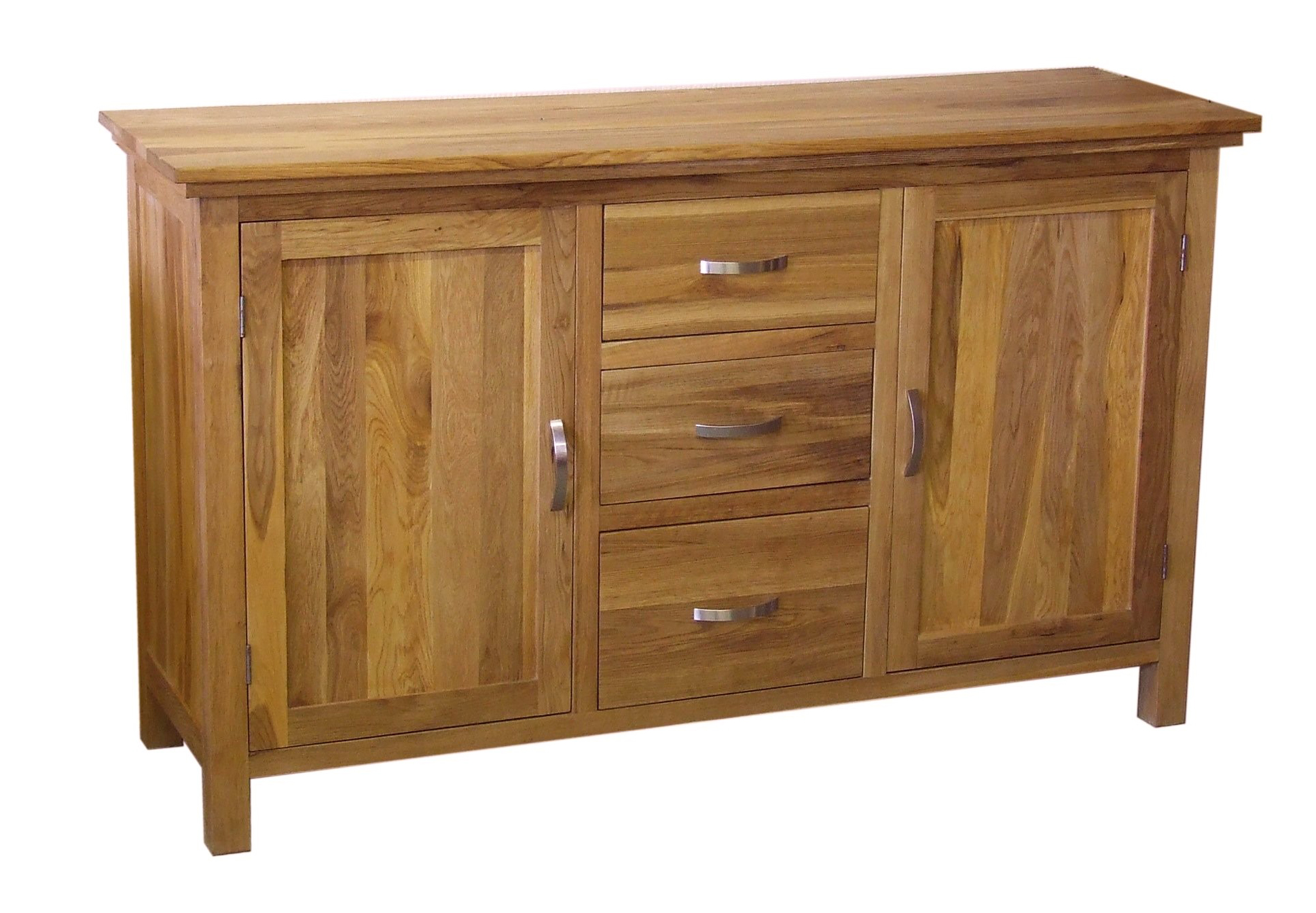 Solid Oak Sideboard 2 Door- 3 Drawer