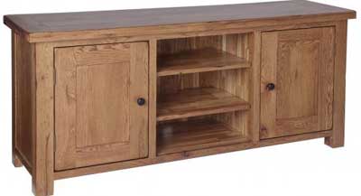 TV UNIT LARGE DEVON RUSTIC