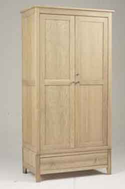 oak WARDROBE 2 DOOR AND 1 DRAWER CORNDELL NIMBUS