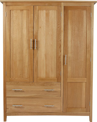 WARDROBE 3 DOOR 2 DRAWER PRESTIGE