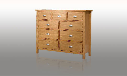 Oakland 9 drawer Chest