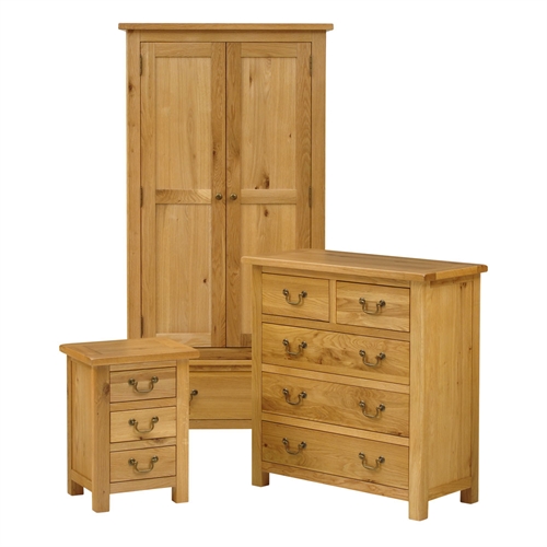 Oakland Bedroom Set with Gentlemans Wardrobe