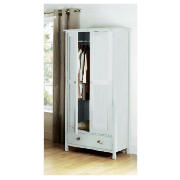 Oakland Double Wardrobe, white