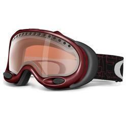 A Frame Snow Goggles - Dark Metallic Red