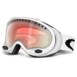 oakley A Frame Snow Goggles - Matte White/Pink