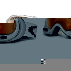 A Frame Snow Goggles- Matte White/Persimmon