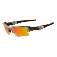 FLAK JACKET XLJ SUNGLASSES - SILVER/FIRE