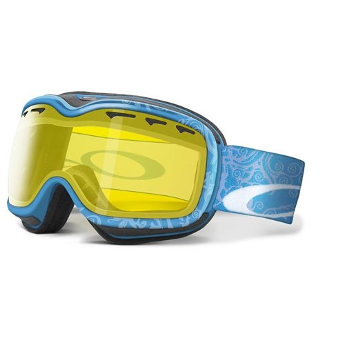 Oakley Ladies Oakley Stockholm Goggles Azure Blue Elevation Print/H.I. Yellow Iridium (02-983)