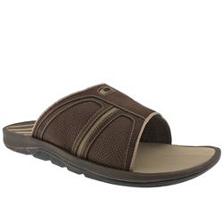 Oakley Male Bracket Slide Leather Upper New In in Brown