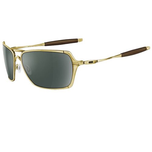 Oakley Mens Oakley Inmate Polished Gold Sunglasses