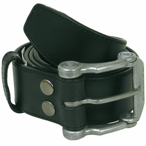 Mens Oakley O Leather Belt 001 Black