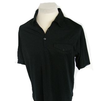 RHYTHM POLO GOLF SHIRT BLACK / SMALL