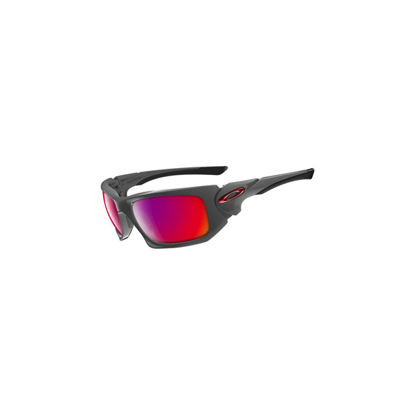 Scalpel Glasses - Dark Grey / Red Iridium