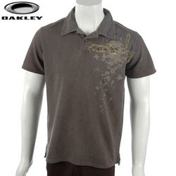 Oakley SSL Words Polo Shirt Earth Brown