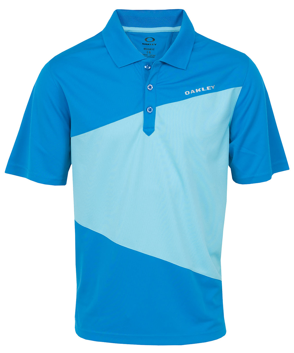 Striation Polo Shirt Fluid Blue