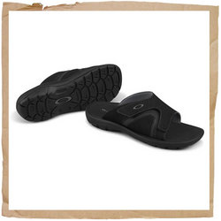 Supercoil Slide Sandal Black