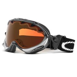 oakley Wisdom Snow Goggles - Jet Black/Persimmon