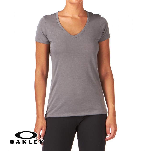 Womens Oakley O Performance T-Shirt - Pewter