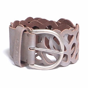 Perforated Perforated (Brown) Ladies Belt - Brown