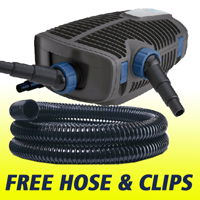 Aquamax Eco Premium 10000 + FREE Hose & Clips