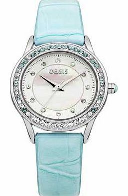 Ladies Blue Strap Watch