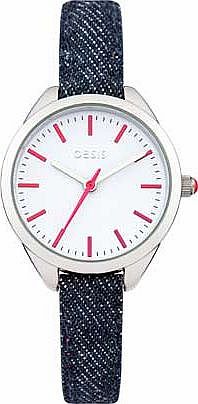 Oasis Ladies Denim Strap Watch