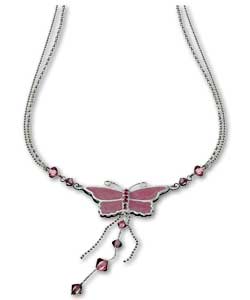 Sterling Silver Butterfly Necklace