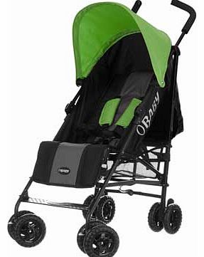 Atlas Black and Grey Stroller - Lime