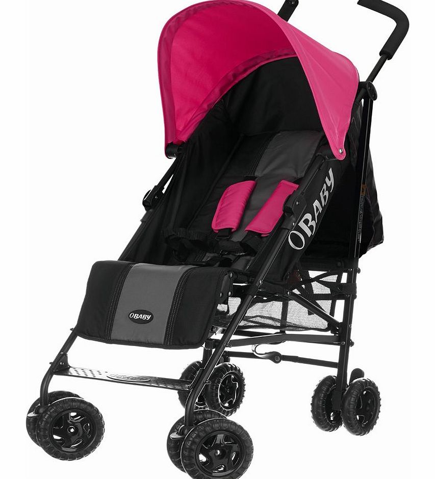 OBaby Atlas Stroller Black Pink 2014