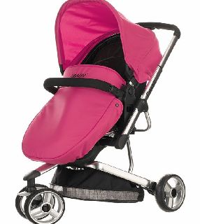 OBaby Chase Pramette Black/Pink 2014