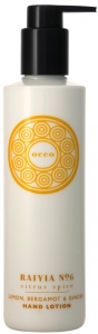 occo RAIYIA NO6 CITRUS SPICE HAND LOTION (250ML)