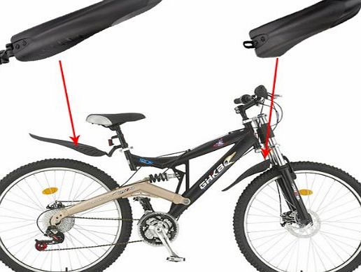 OEM Mountain Bike Bicycle Road Tyre Tire Front Rear Mudguard Fender Set Mud Guard