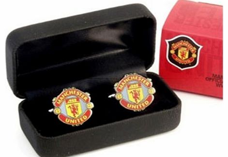 New Official Football Team Crest Cufflinks (Man Utd FC)