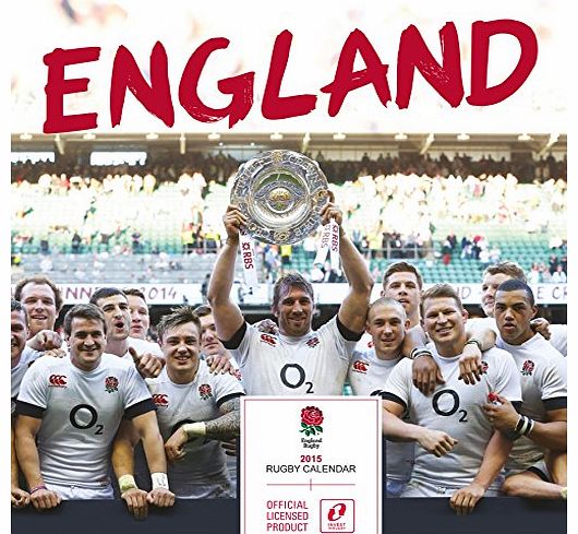 Official Football Merchandise Official England Rugby Union 2015 Wall Calendar (Calendars 2015)