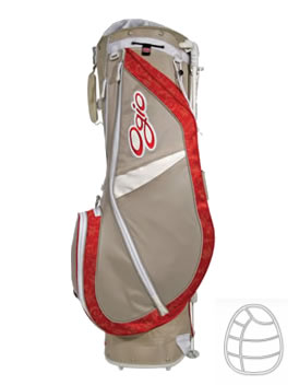 ogio Golf Featherlite Ladies Stand Bag Cherry