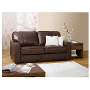 Ohio leather sofa large, chocolate