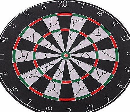 ohuhu  18-inch Champion Tournament Bristle Dartboard, Double-sided Flocking Dart Board
