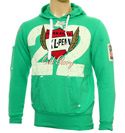 Green Hooded Sweatshirt