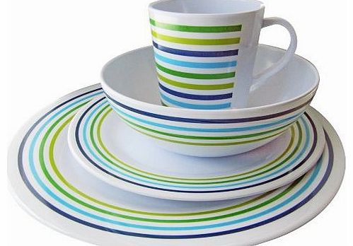 OLPro OL Pro OL205 Meadow Melamine Table Set (16 Pieces)