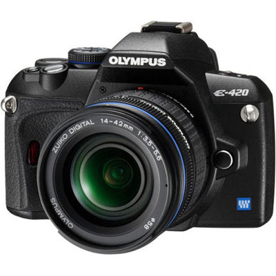 E-420 Digital SLR with 14-42mm Lens