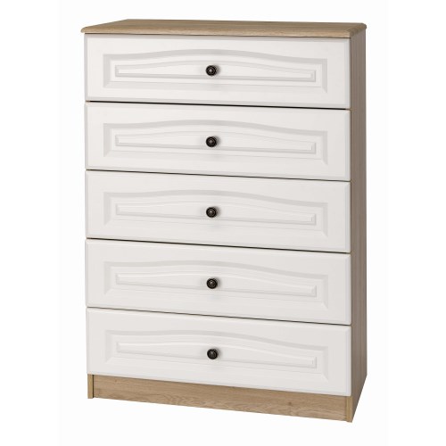 Bordeaux Light 5 Drawer Chest