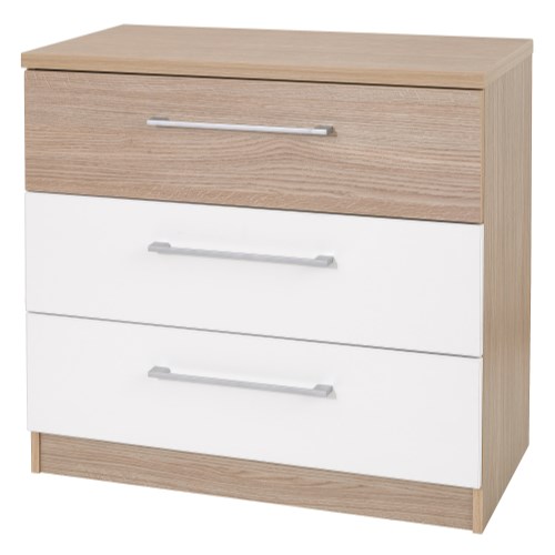 Duo 3 Drawer Chest in Matt