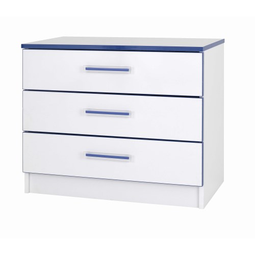 Kiddi Blue 3 Drawer Chest