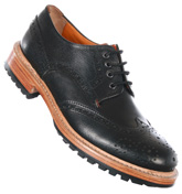 Beckermann Black Leather Brogue