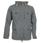 Brunwine Petrol Hooded Jacket